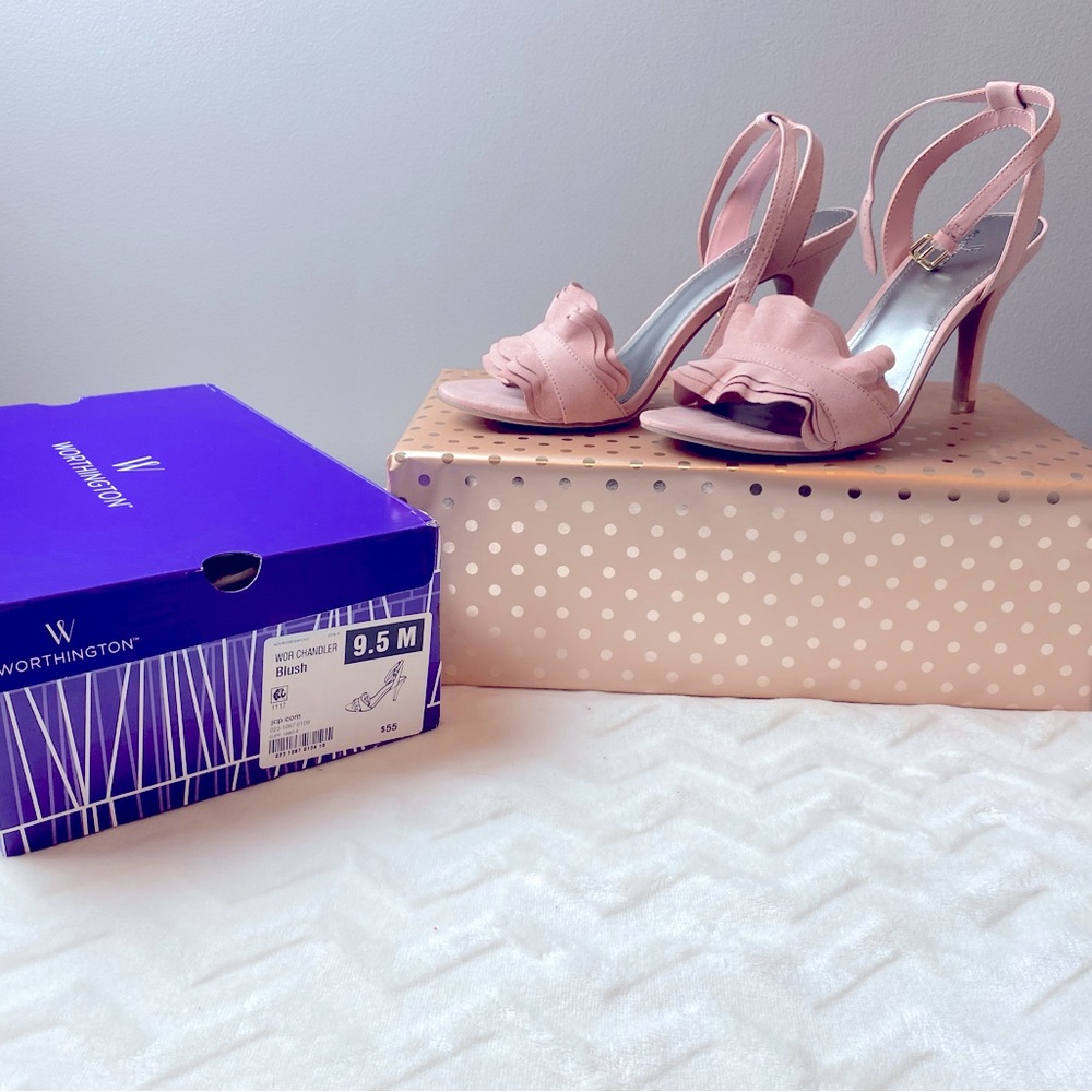 Worthington - Chandler Ruffle Heels - NEW